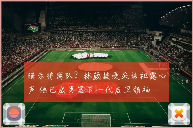暗示将离队？林葳接受采访袒露心声 他已成男篮下一代后卫领袖