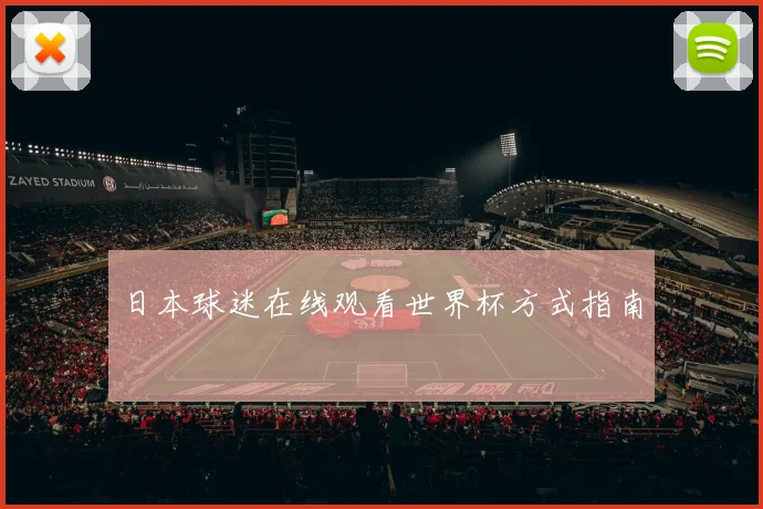 日本球迷在线观看世界杯方式指南